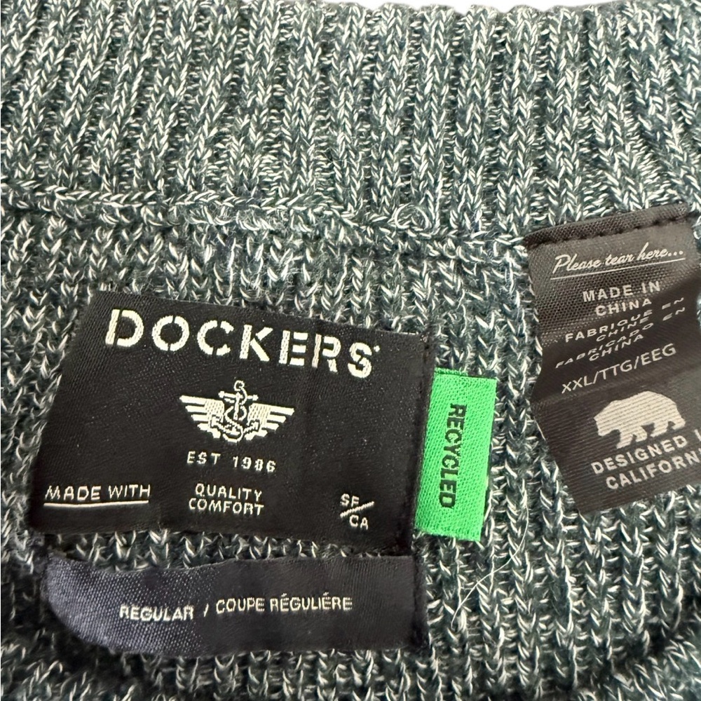 NWOT Dockers Designed In California Grey Sweater - Picture 3 of 7